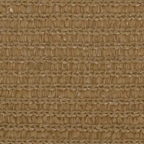 Zonnezeil 160 g/m² 2x3 m HDPE taupe 8720286099551 3