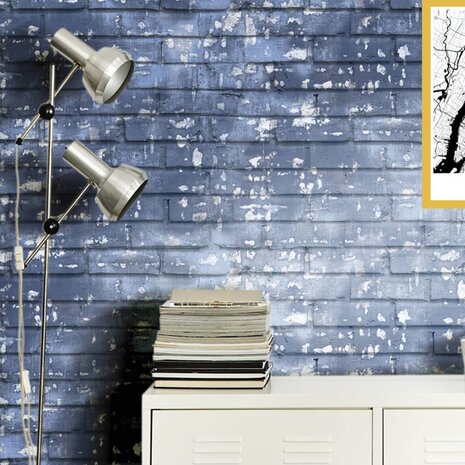 Noordwand Behang Friends & Coffee Stones blauw 8022560166622 1
