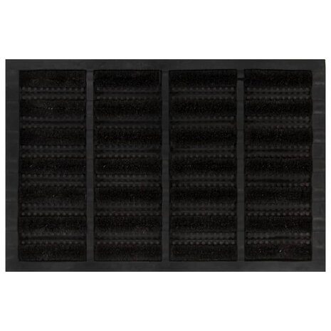 Deurmat rechthoekig 40x60 cm rubber en kokosvezel 8721012224711 1