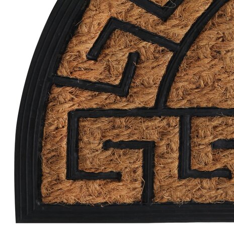 Deurmat halfrond 45x75 cm rubber en kokosvezel 8721012311930 6