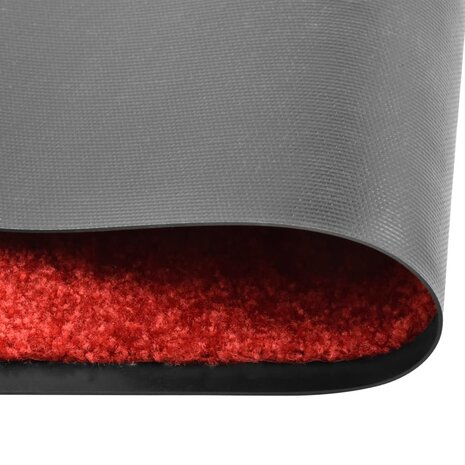 Deurmat wasbaar 40x60 cm rood 8720286064733 2