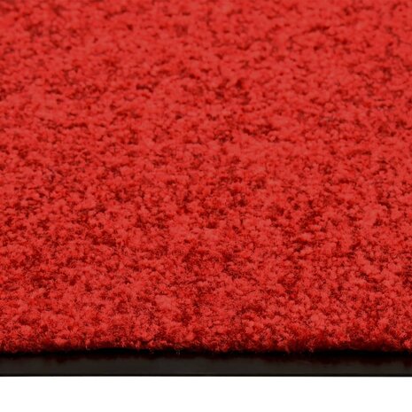 Deurmat wasbaar 40x60 cm rood 8720286064733 4