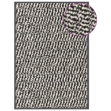 Deurmat getuft 40x60 cm lichtbruin 8720286333426 1