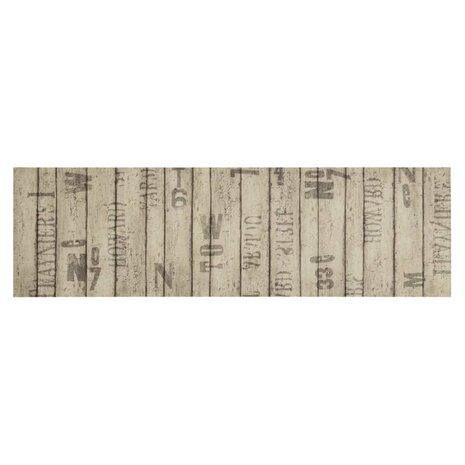 Keukenmat wasbaar hekprint 45x150 cm fluweel 8721012919143 2