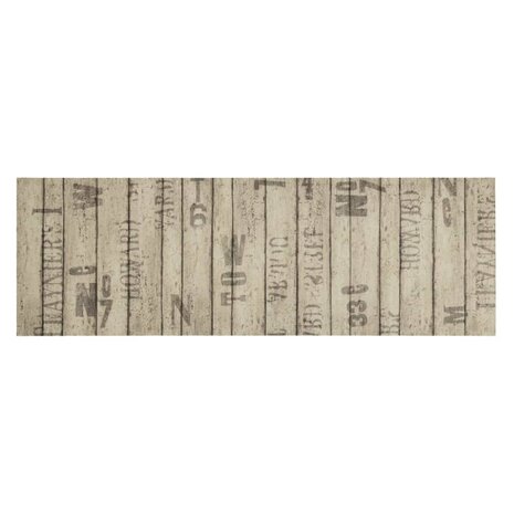 Keukenmat wasbaar hekprint 60x180 cm fluweel 8721012919150 2