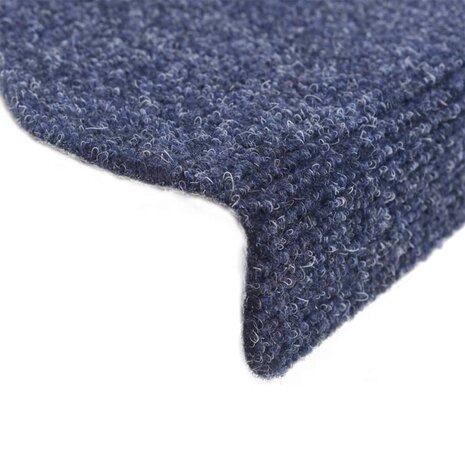 Trapmat zelfklevend 56x17x3 cm naaldvilt blauw 15 st 8718475584933 6