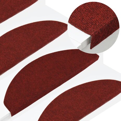Trapmatten zelfklevend 15 st 65x22,5x3,5 cm rood 8720286699829 1