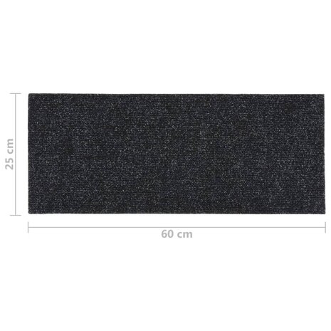 15 st Trapmatten zelfklevend rechthoekig 60x25 cm zwart 8720286512463 7