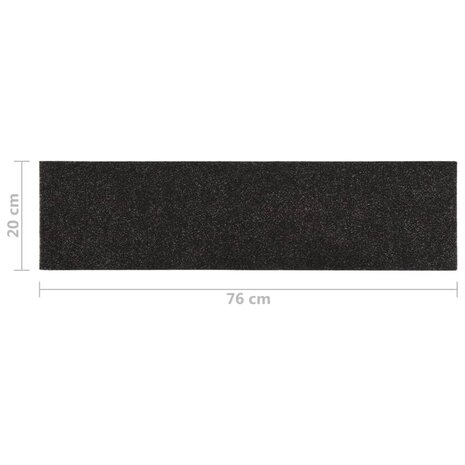 15 st Trapmatten zelfklevend rechthoekig 76x20 cm bruin 8720286512623 7