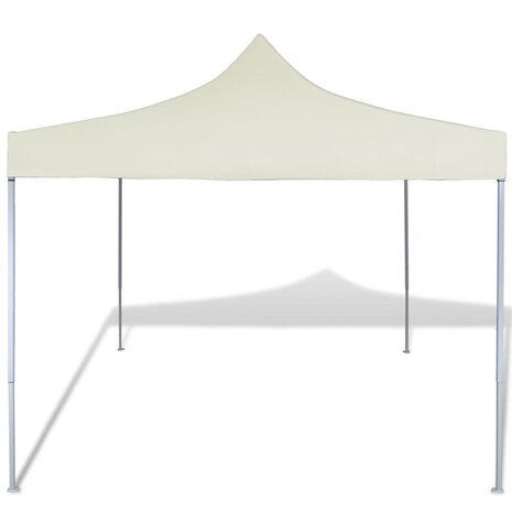 Partytent inklapbaar 3x3 m crème 8718475912361 2