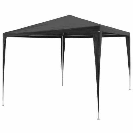 Partytent 3x3 m PE antraciet 8718475709275 1