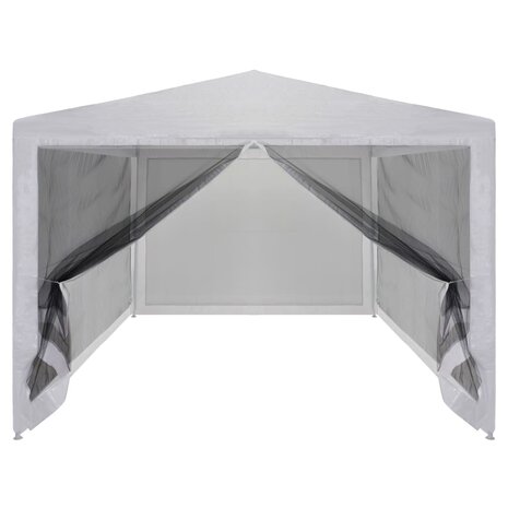 Partytent met 4 mesh zijwanden 4x3 m 8718475709503 3