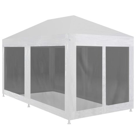 Partytent met 6 mesh zijwanden 6x3 m 8718475709510 1