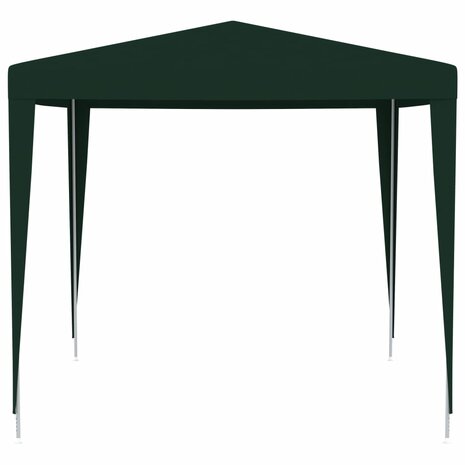 Partytent professioneel 90 g/m² 2,5x2,5 m groen 8719883767550 3