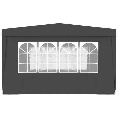 Partytent met zijwanden professioneel 90 g/m² 4x4 m antraciet 8719883767789 4