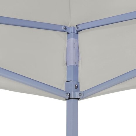 Partytent professioneel inklapbaar 2x2 m staal crème 8719883800325 3