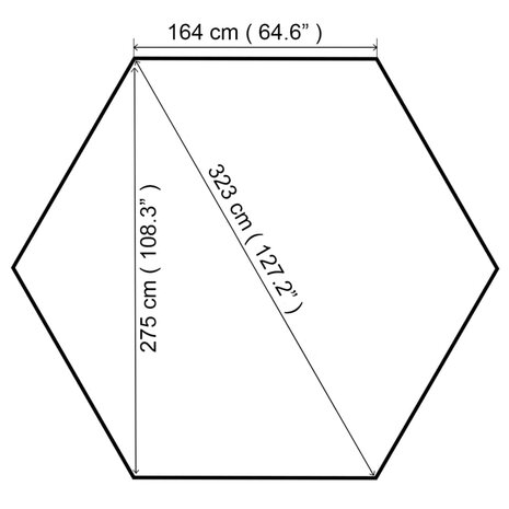 Tuinprieel 180 g/m² 323x275x265 cm wit 8720286106532 7