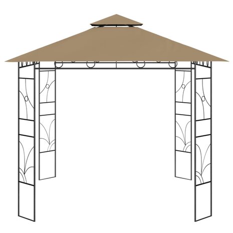 Prieel 160 g/m² 3x3x2,7 m taupe 8720286153277 2