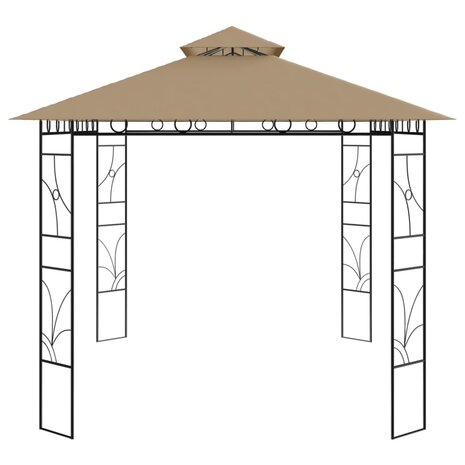 Prieel 160 g/m² 4x3x2,7 m taupe 8720286153307 3