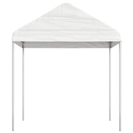 Prieel met dak 8,92x2,28x2,69 m polyetheen wit 8720845751630 3