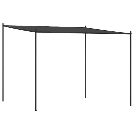 Prieel 3x3 m 180 g/m² stof en staal antracietkleurig 8720845729011 2