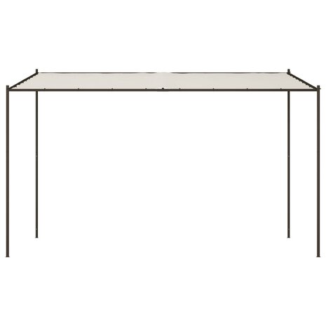 Prieel 4x4 m 180 g/m² stof en staal wit 8720845729035 3