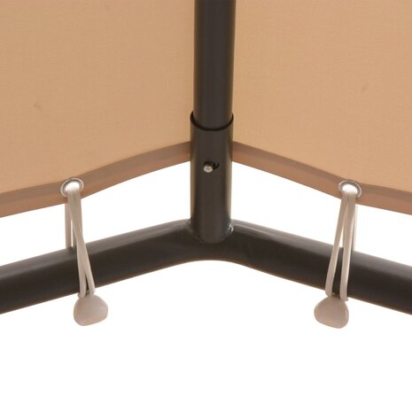 Prieel 4x4 m staal beige 8718475507307 3
