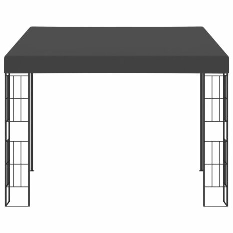 Wandprieel 3x3 m stof antracietkleurig 8719883771144 2