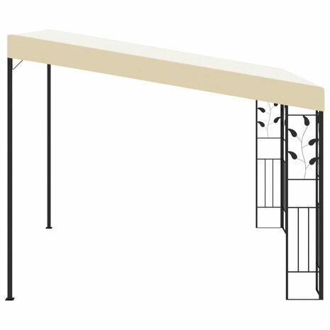 Wandprieel 3x3x2,5 m crème 8719883771212 4