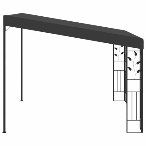 Wandprieel 3x3x2,5 m antraciet 8719883771243 4