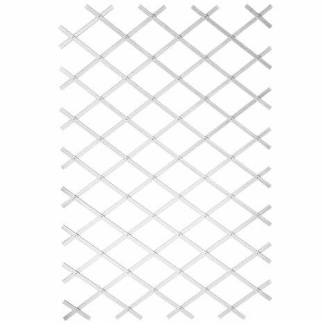 Nature Tuinlatwerk 50x150 cm PVC wit 6040701 8711338407011 1