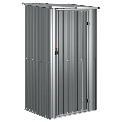 Tuinschuur 118,5x97x209,5 cm gegalvaniseerd staal grijs 8720286512692 2