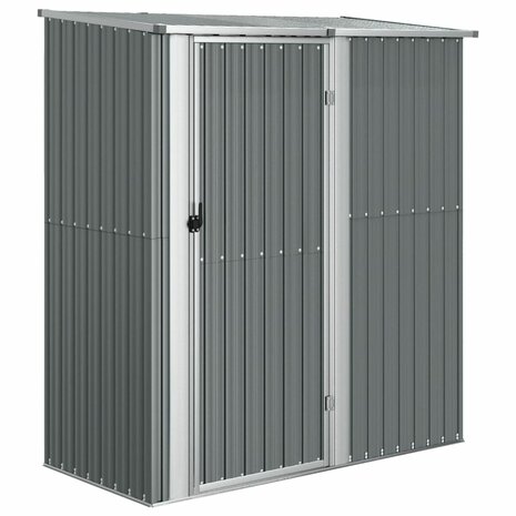 Tuinschuur 180,5x97x209,5 cm gegalvaniseerd staal grijs 8720286512739 2