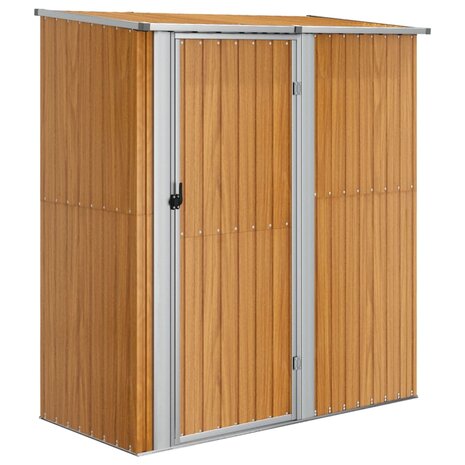 Tuinschuur 180,5x97x209,5 cm gegalvaniseerd staal bruin 8720286512753 2