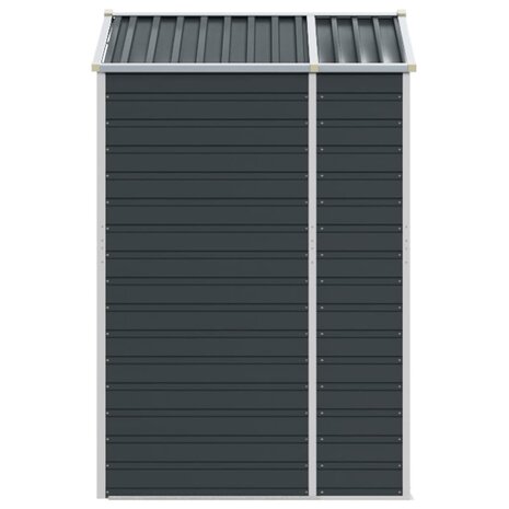 Tuinschuur 191x130x198 cm gegalvaniseerd staal antracietkleurig 8720845894542 6