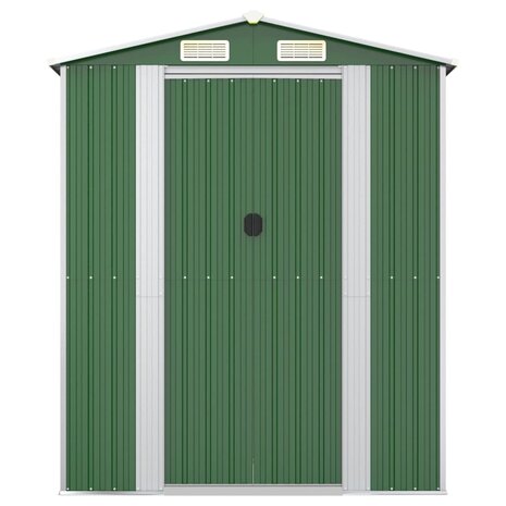 Tuinschuur 192x108x223 cm gegalvaniseerd staal groen 8720287178163 3