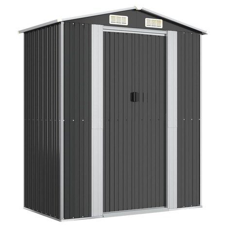 Tuinschuur 192x108x223 cm gegalvaniseerd staal antracietkleurig 8720287178200 2