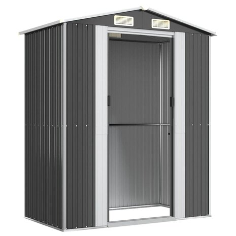 Tuinschuur 192x108x223 cm gegalvaniseerd staal antracietkleurig 8720287178200 6