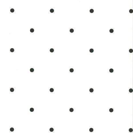 Fabulous World Behang Dots wit en zwart 67105-3 4000566671535 1