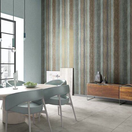 Vintage Deluxe Behang Stripes bruin 4001860328392 1