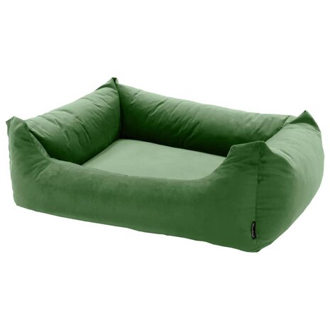 Madison Hondenbed Velvet 80x67x22 cm groen 1