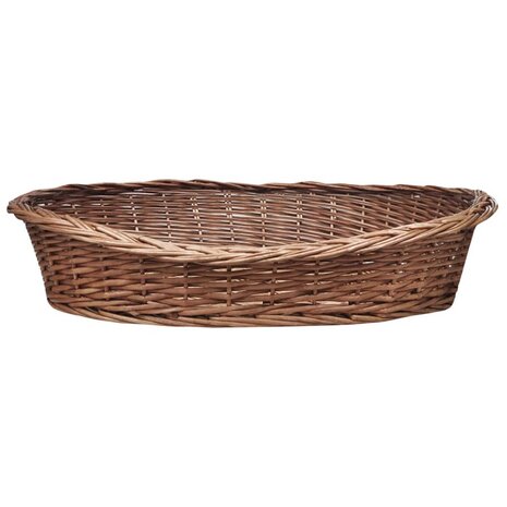 Hondenmand/huisdierenbed 90 cm natuurlijk wilgen 3