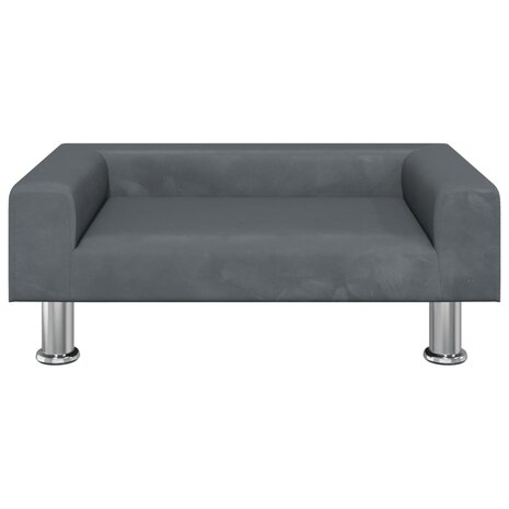 Hondenmand 70x45x26,5 cm fluweel donkergrijs 3