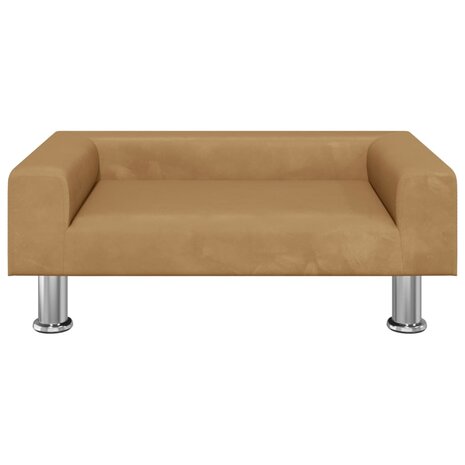 Hondenmand 70x45x26,5 cm fluweel bruin 3