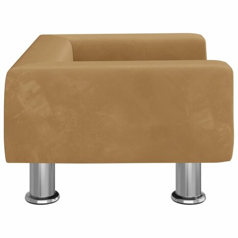 Hondenmand 50x40x26,5 cm fluweel bruin 4
