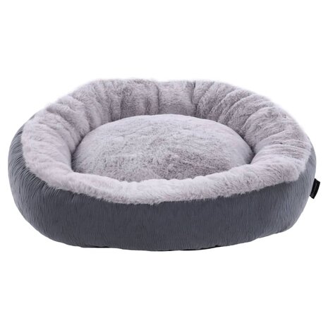 FLAMINGO Dierenmand Suza rond 50x50x15 cm grijs 1