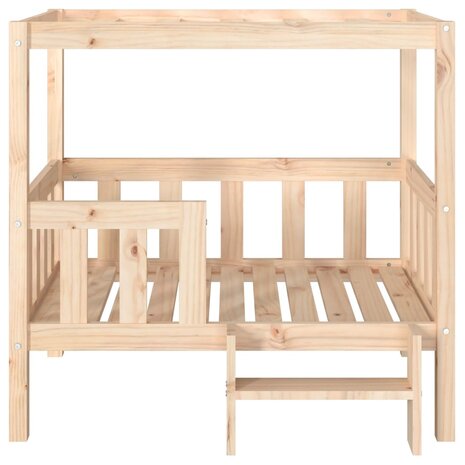 Hondenmand 95,5x73,5x90 cm massief grenenhout 5