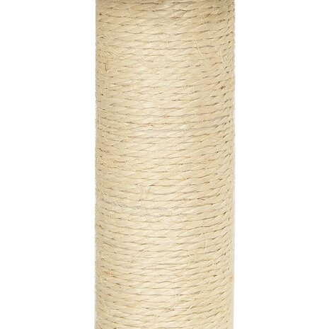 Kattenmeubel met sisal krabpalen 92 cm lichtgrijs 8