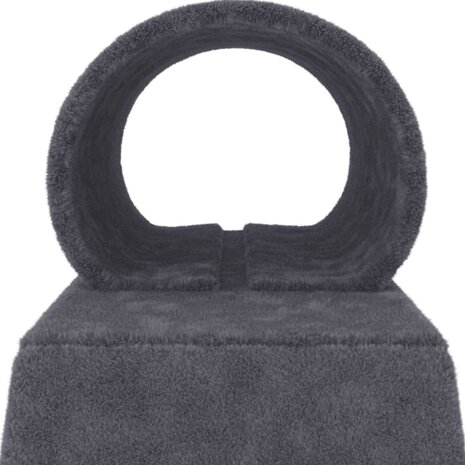 Kattenmeubel met tunnel en ladder 55,5 cm donkergrijs 6