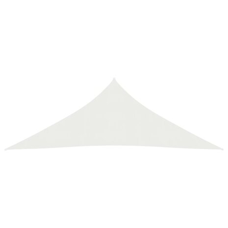 Zonnezeil 160 g/m² 3x3x3 m HDPE wit 2